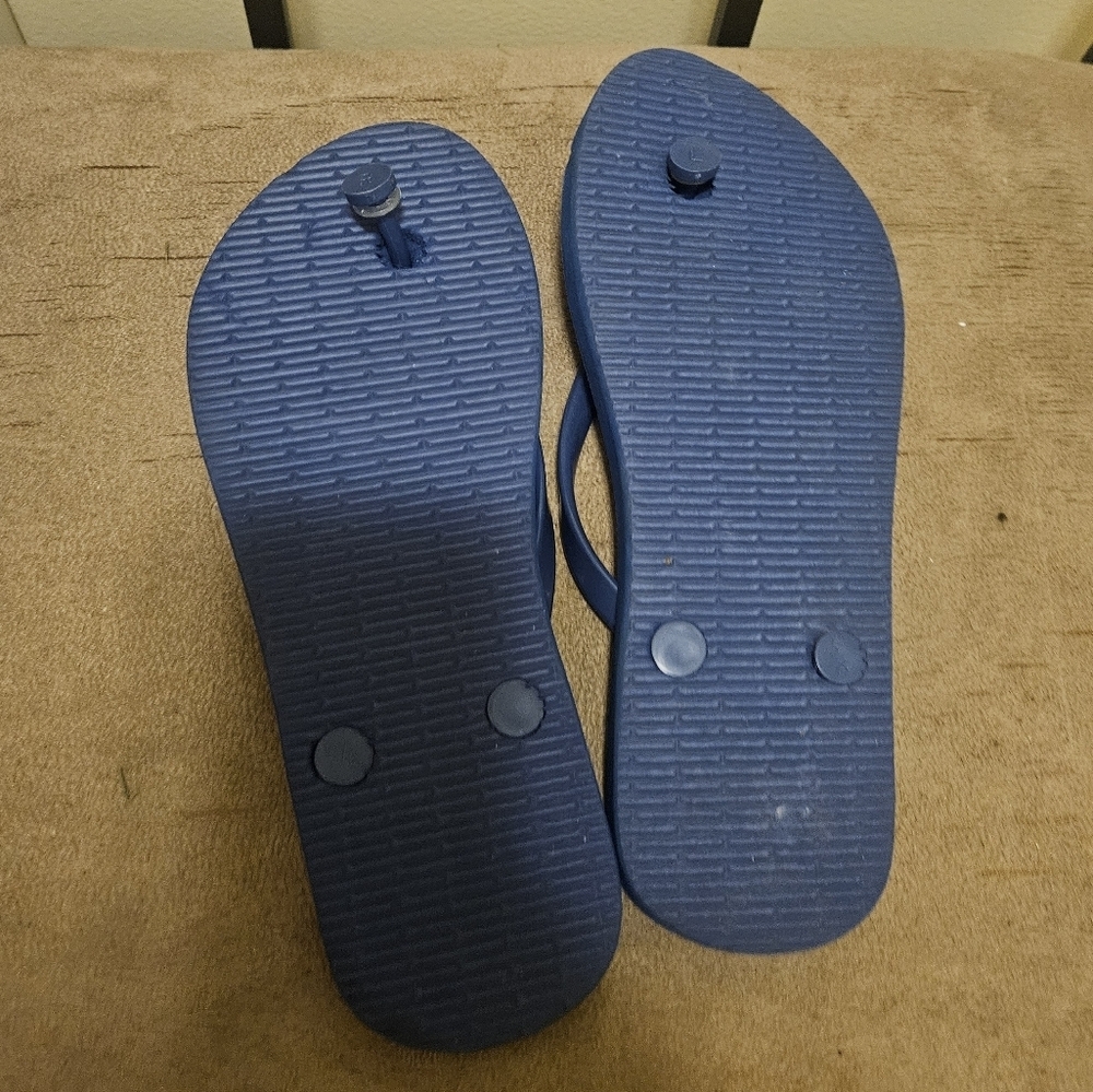 Striped Flip Flops - Picture 2 of 3